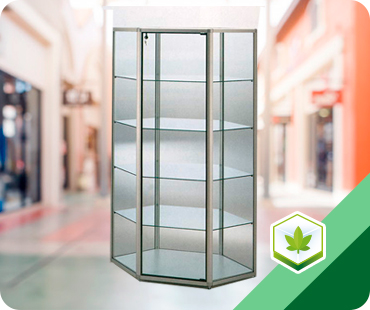 Cannabis Aluminum Showcases