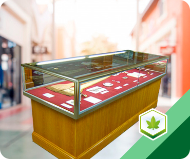 Cannabis Counter Showcases