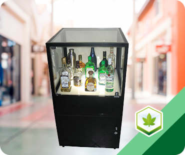 Cannabis counter showcase