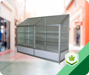 Cannabis counter showcase