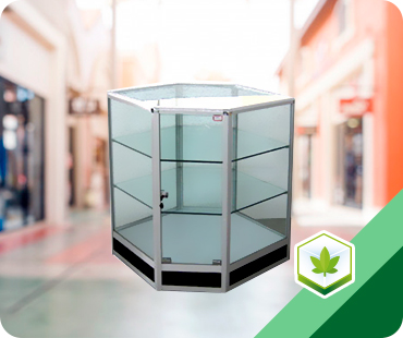 Cannabis hexagonal showcase