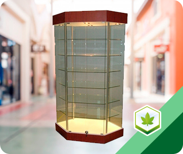 Cannabis hexagonal showcase