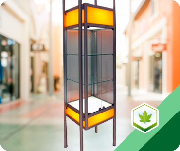 Cannabis suspended showcase