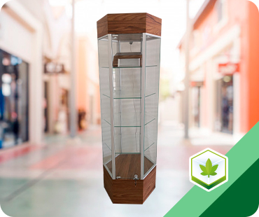 Cannabis tower showcase