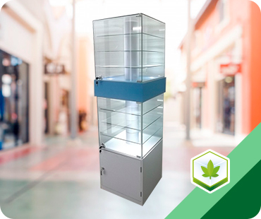 Cannabis tower showcase