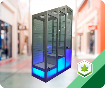 Cannabis tower showcase