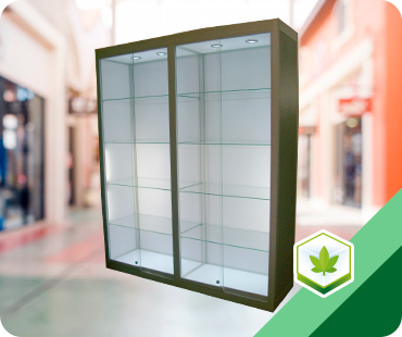 Cannabis Wall Upright Showcases