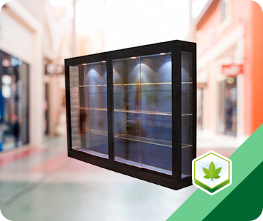 Cannabis hanging showcase
