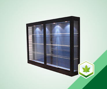 Cannabis hanging showcase