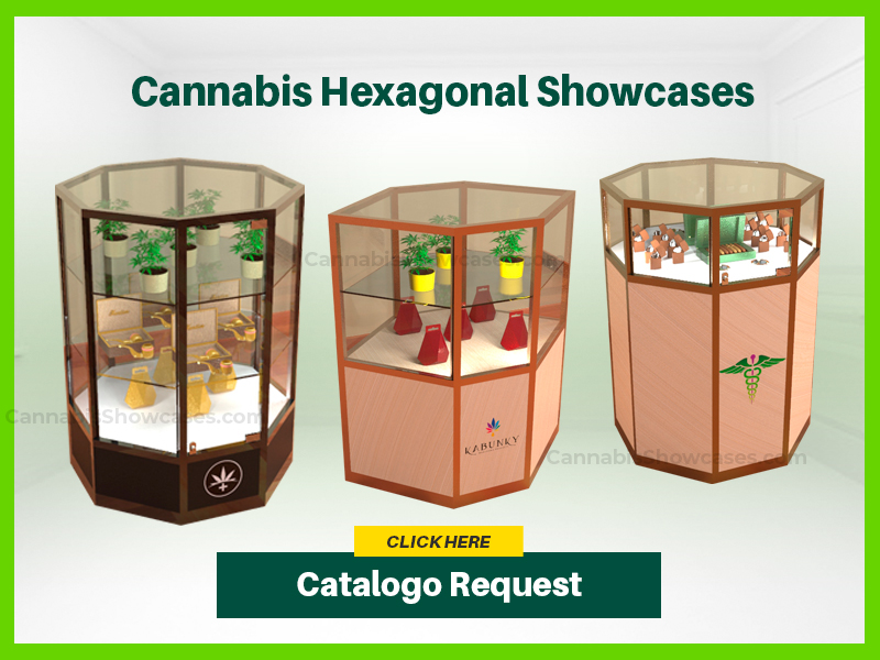 Cannabis Hexagonal Showcases